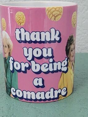 Golden Girls Comadre Mug Pink Handmade Coffee Cup
